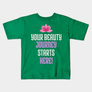 Beauty bloggers help with the journey Kids T-Shirt